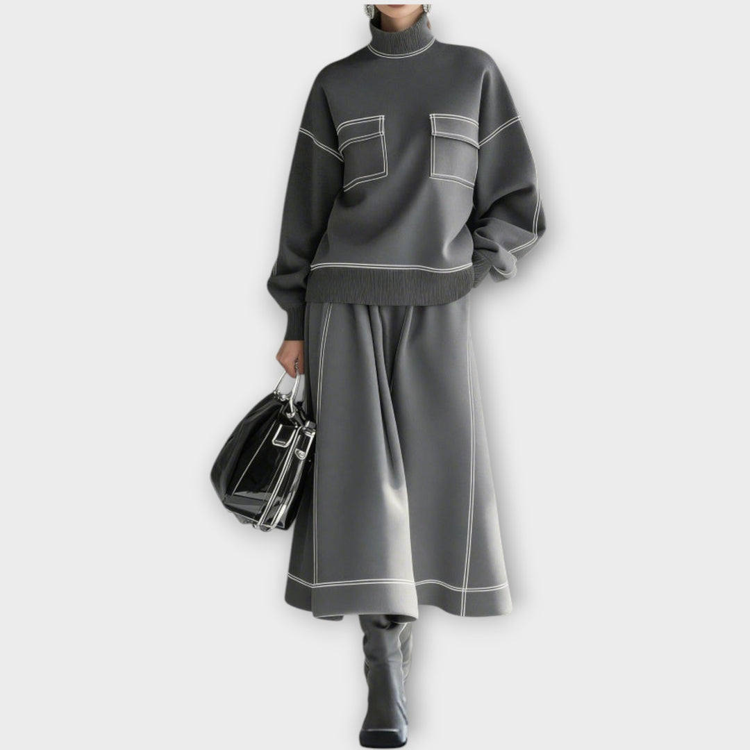 Chic Minimalist Two-Piece Set