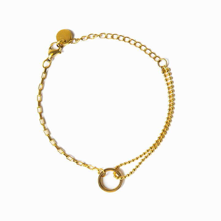 Gold Tennis Bracelet in Box