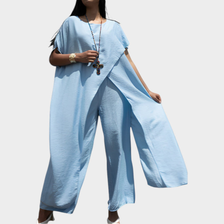 Effortless Wide-Leg Two-Piece Set