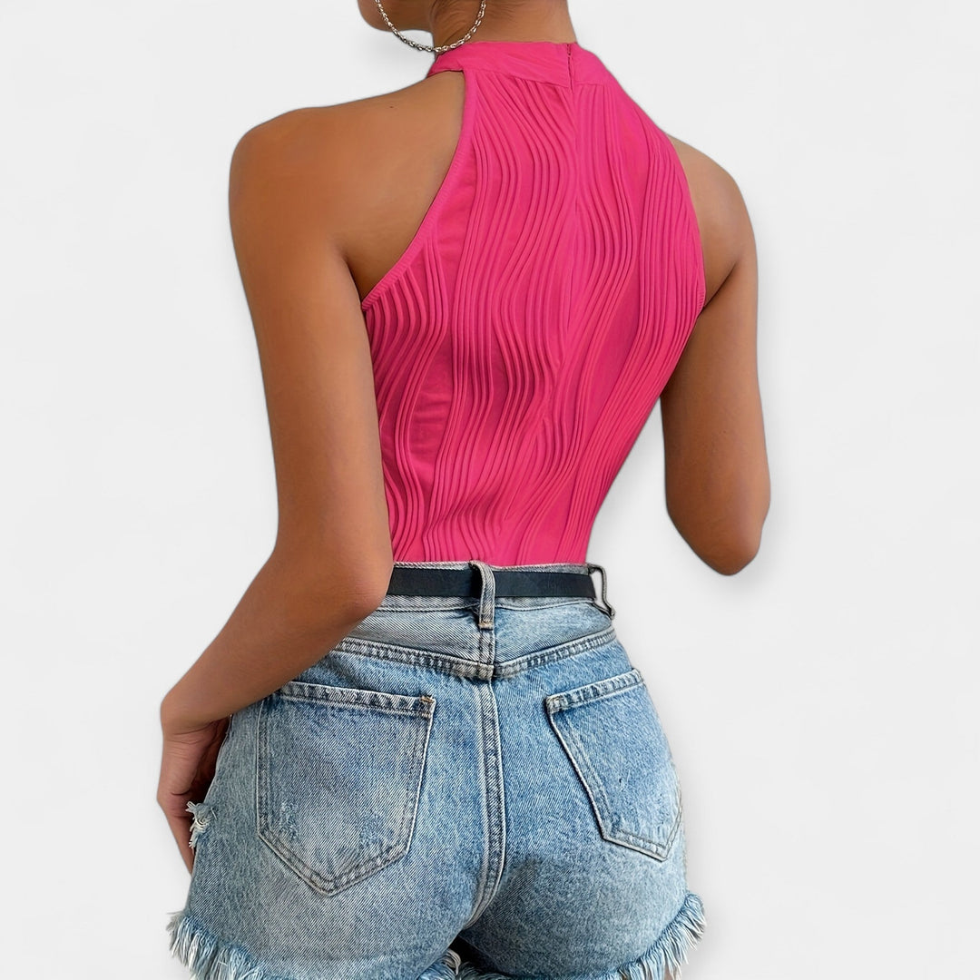 Full Body Swimsuit with Adjustable Ruching
