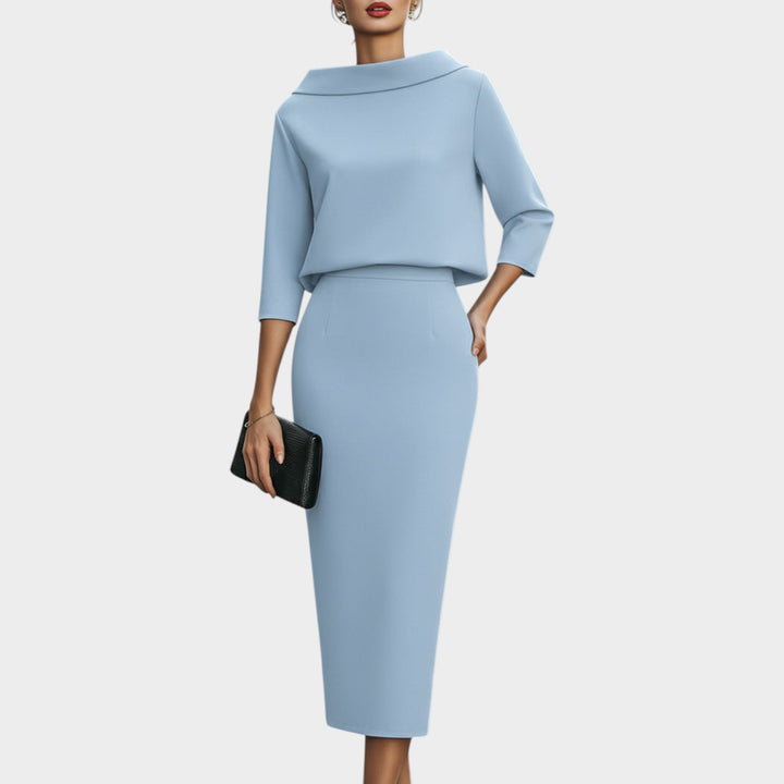 Sophisticated Two-Piece Midi Set