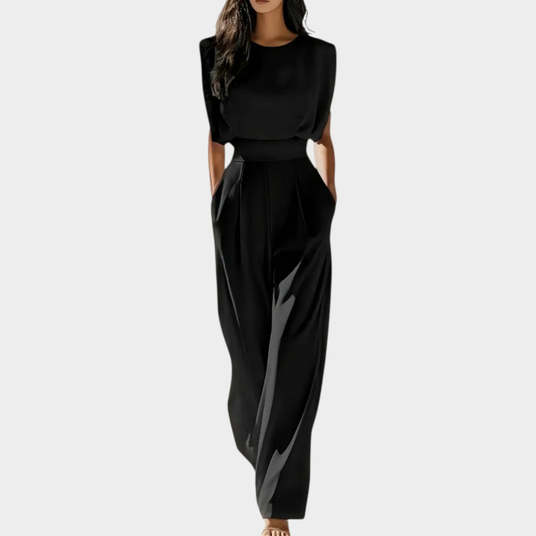 Elegant Wide-Leg Sleeveless Jumpsuit