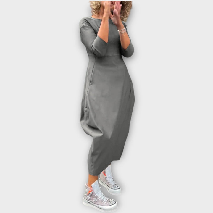 Casual Long Sleeve Maxi Dress