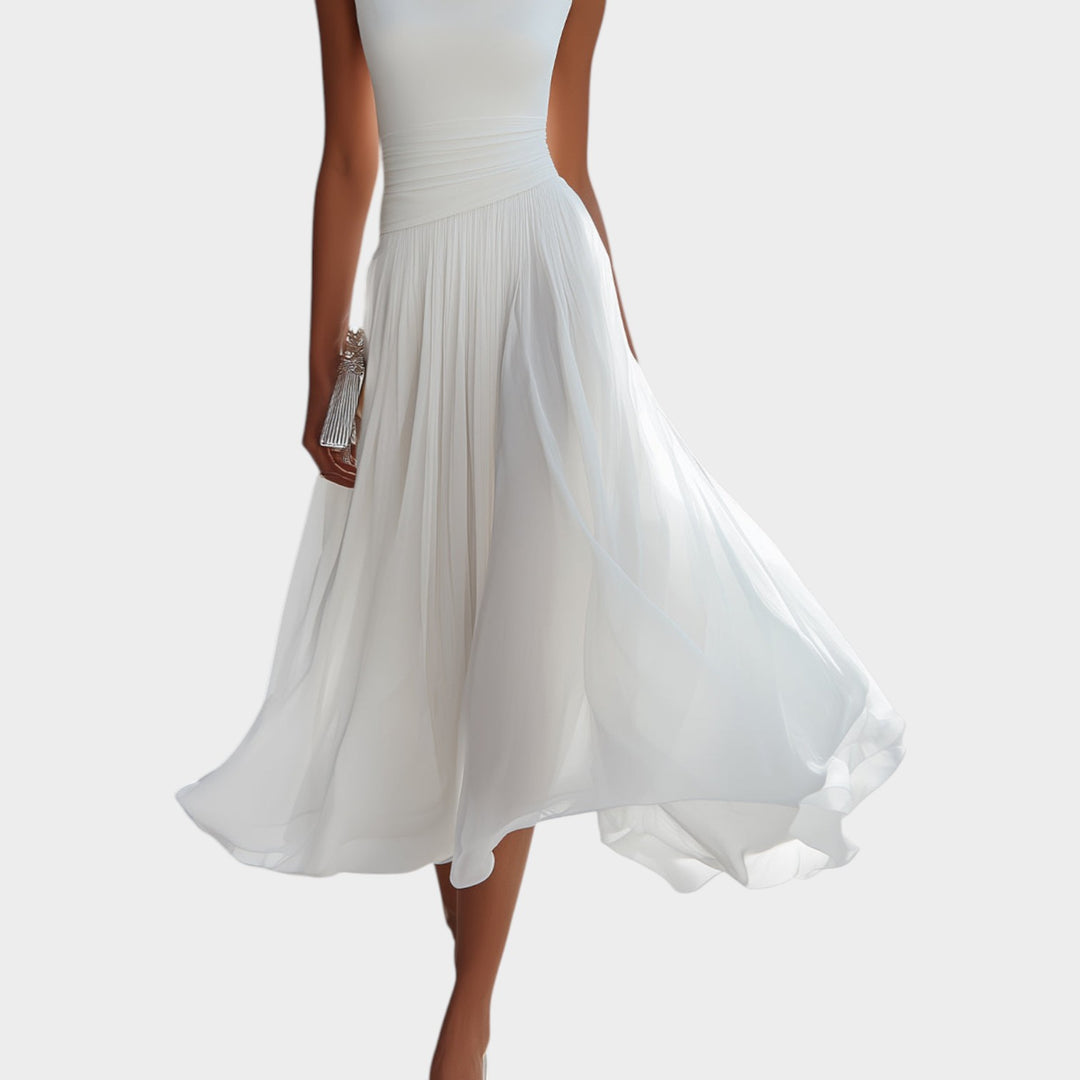 Elegant Flowing Midi Dress
