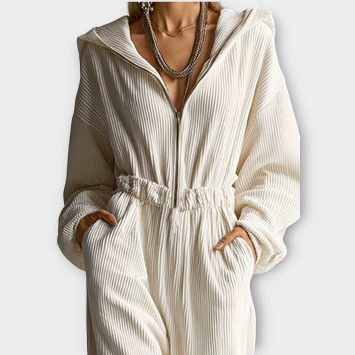 Effortless Pleated Wide-Leg Jumpsuit