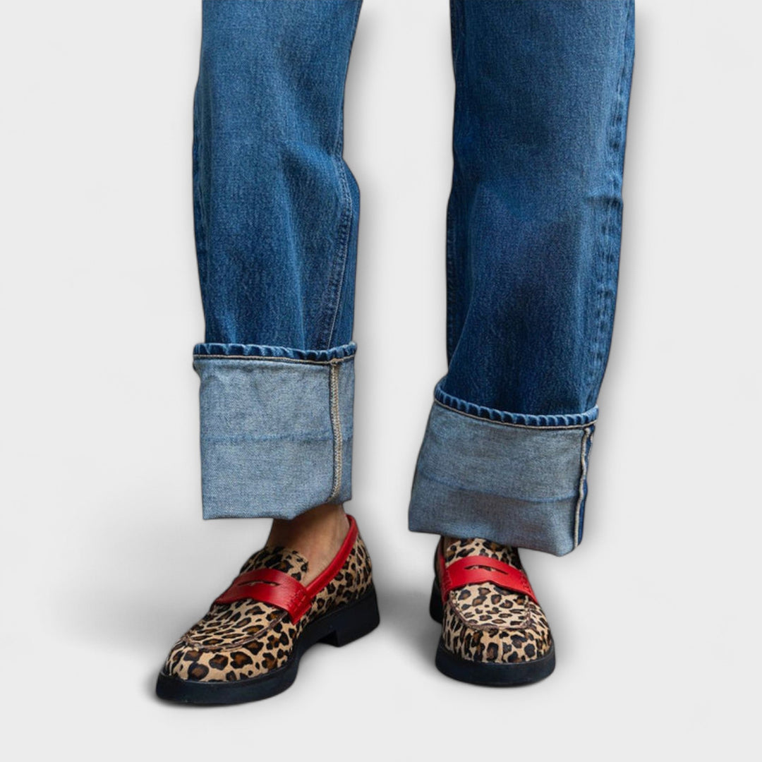 Liora – Leopard Print Design and Round Toe