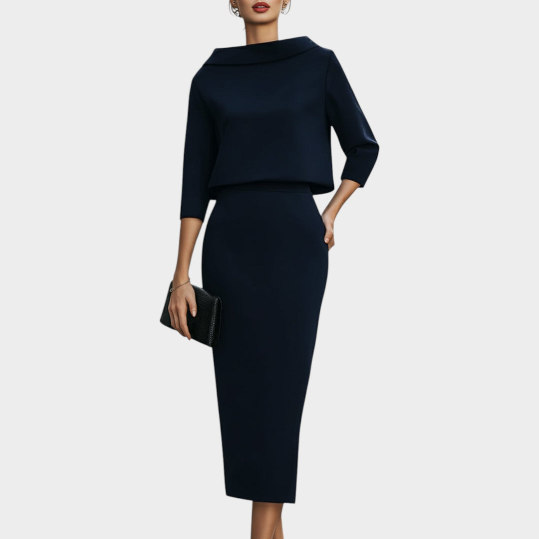 Sophisticated Two-Piece Midi Set