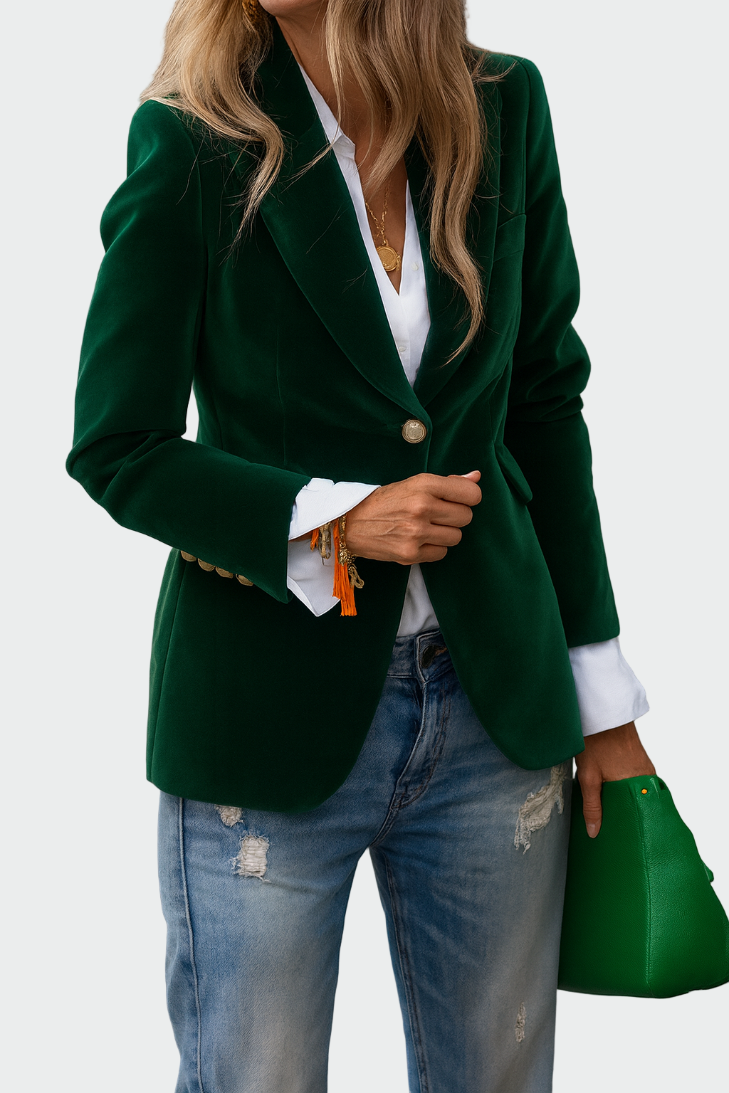 Jacket in a Luxurious Line