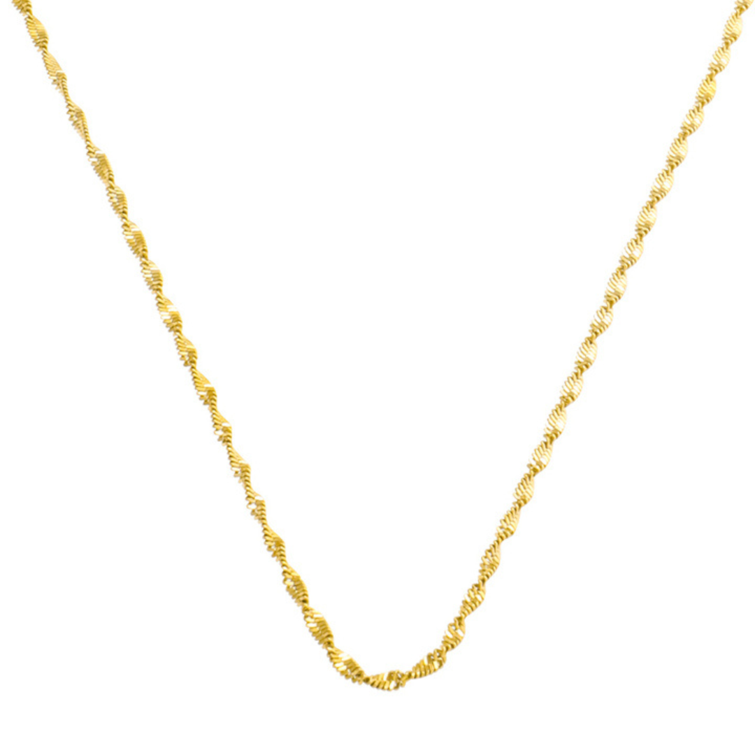 Double Twisted Necklace