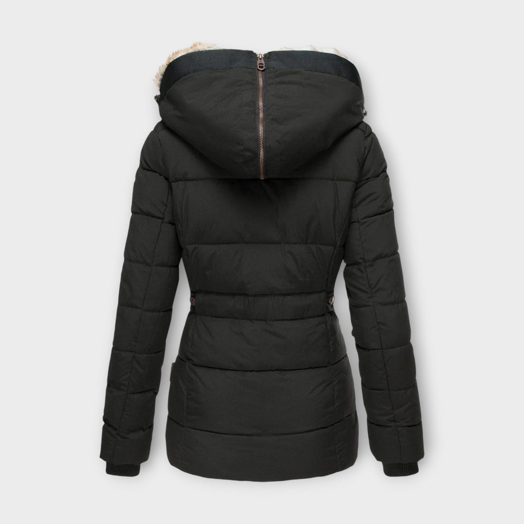 Emine - Comfortable Jacket with Fur