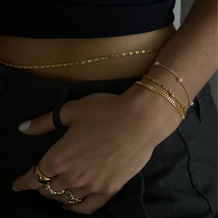 Gold Bracelet of Love and Emotions