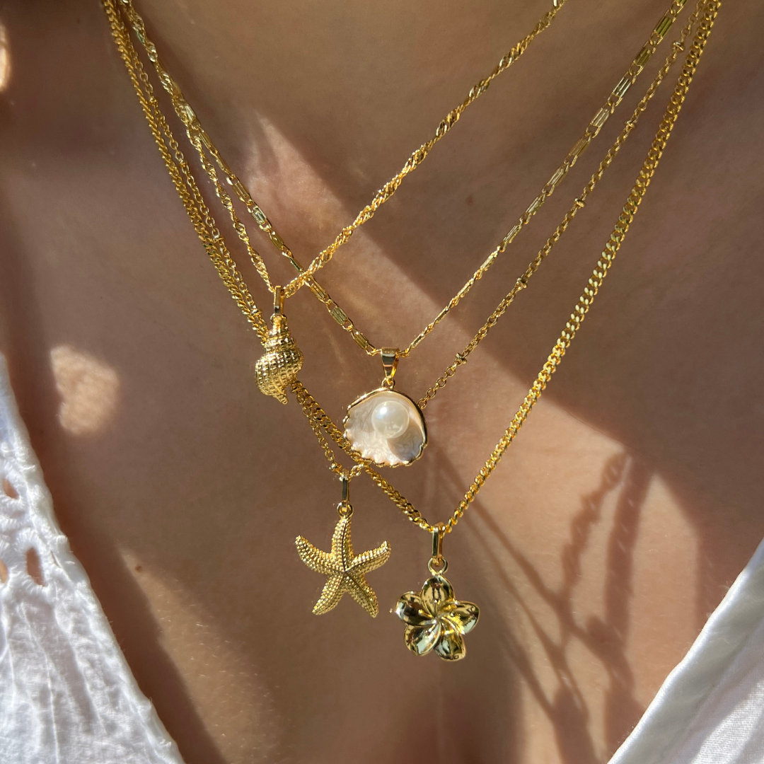 Shell Design Necklace