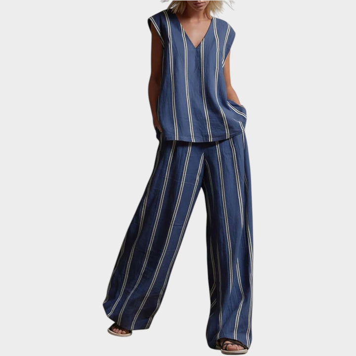 Striped Linen Relax Set