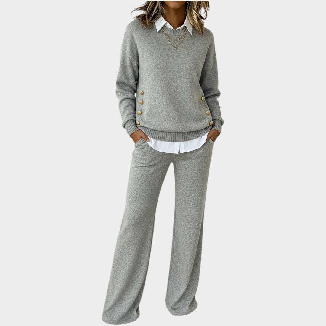 Elegant Knit Two-Piece Set