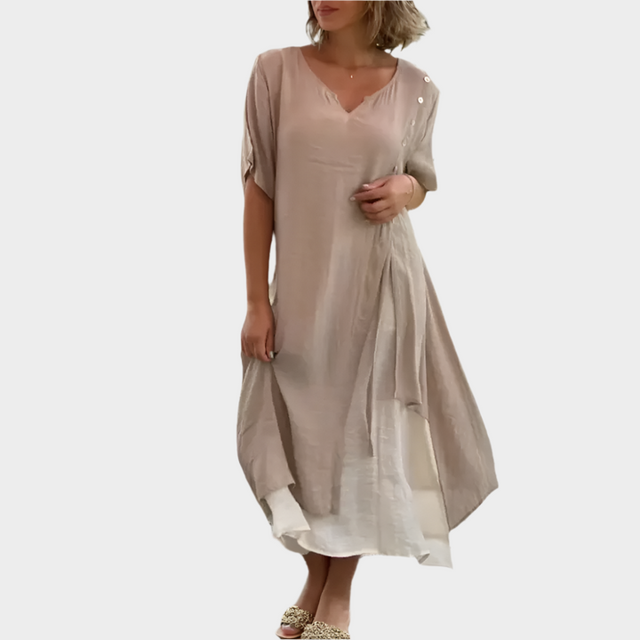 Classic Maxi Dress in a Solid Color