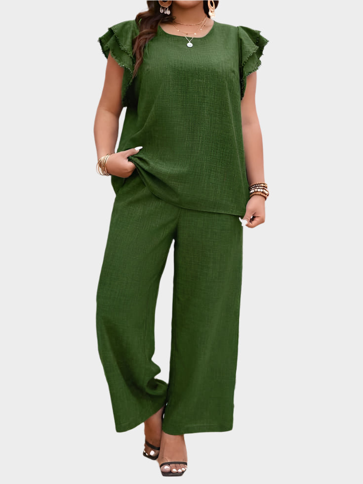 Linen Suit Set