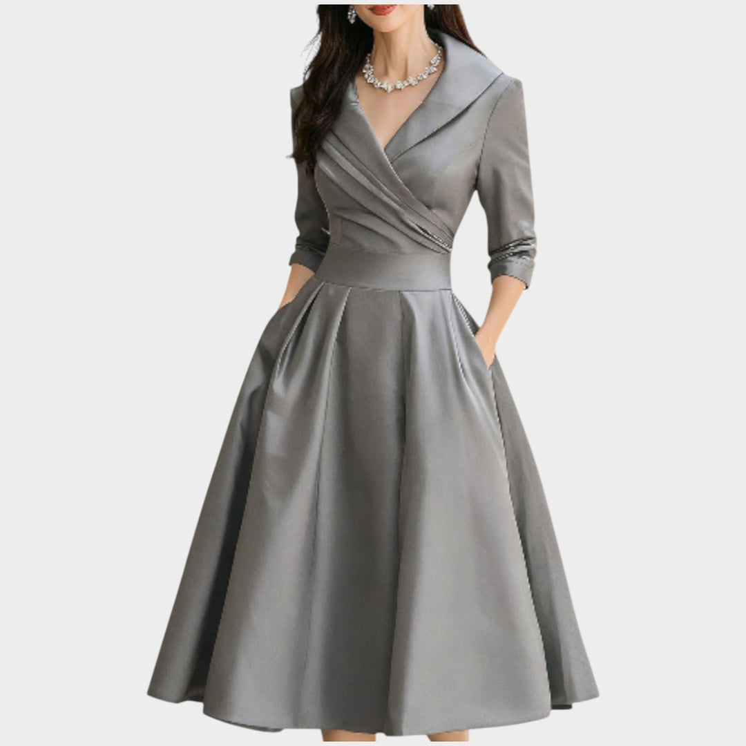 Classic A-Line Evening Dress