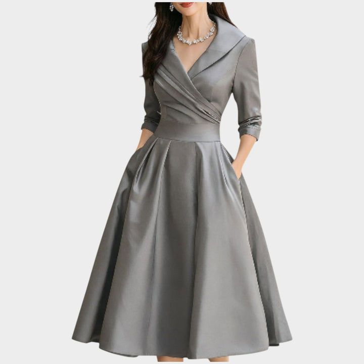 Classic A-Line Evening Dress