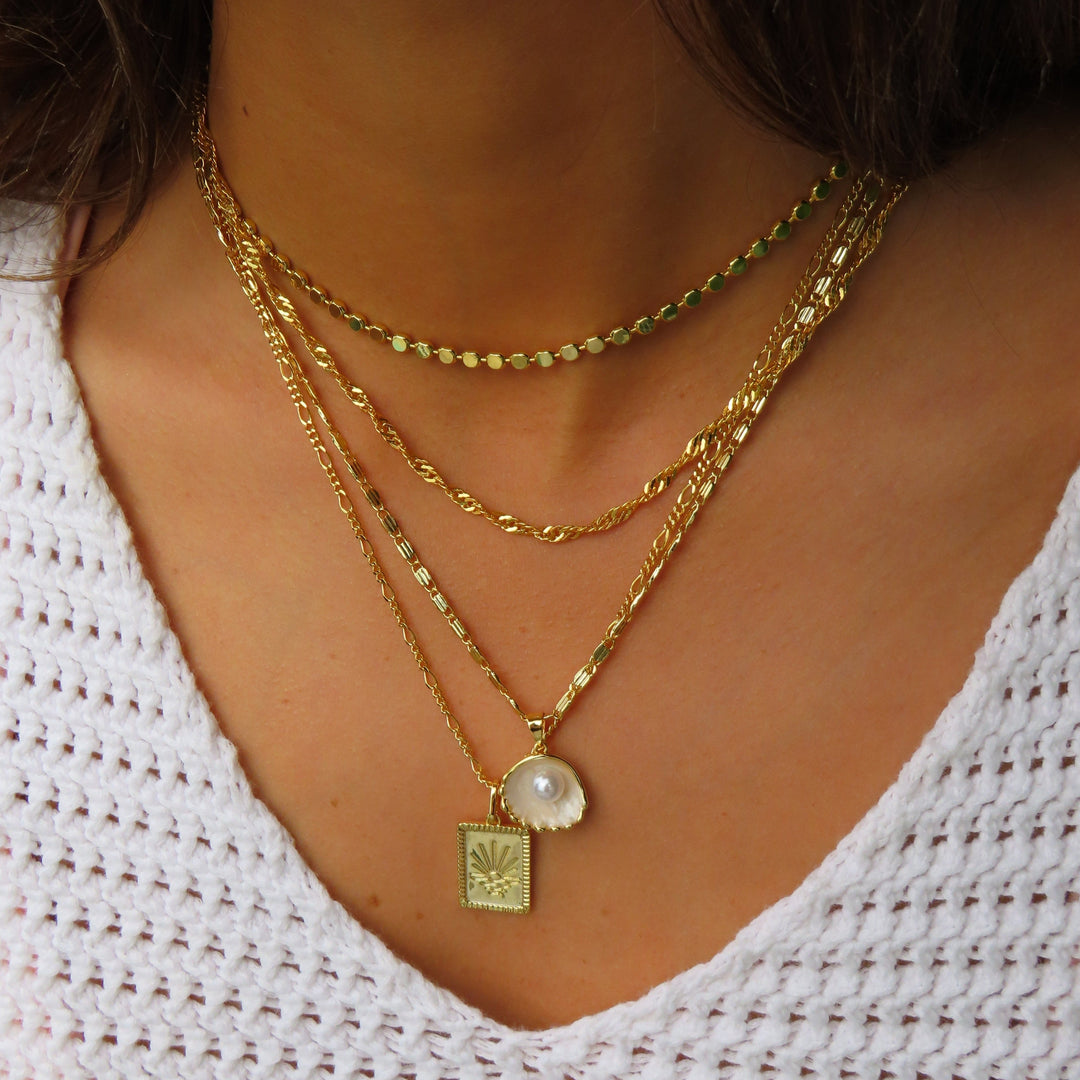 Sun Design Necklace