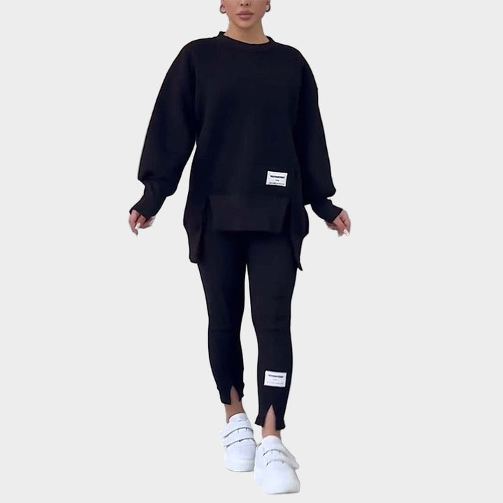 Women's Hoodie Set with Leggings and Modern Comfort