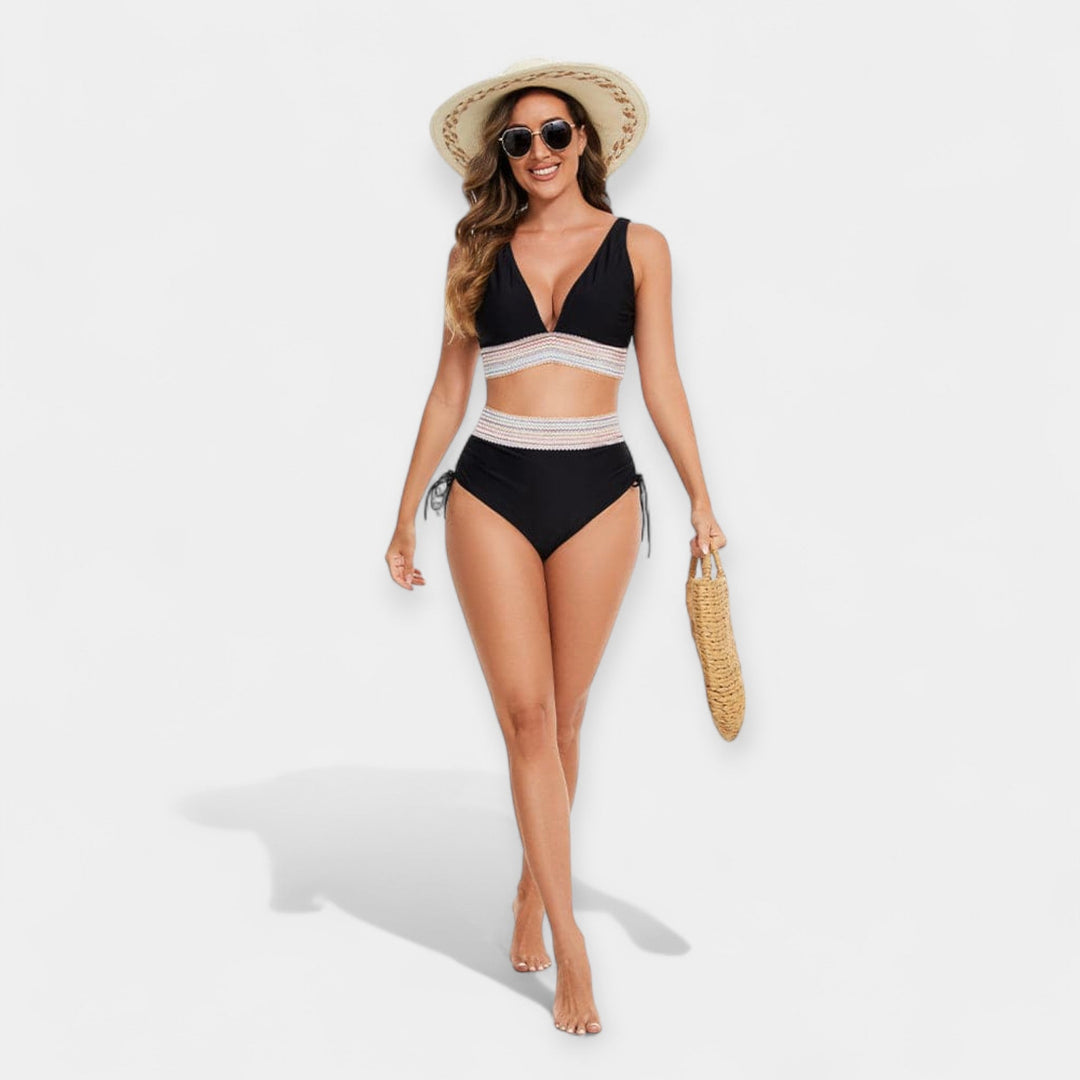 High-Waisted Bikini with Padding